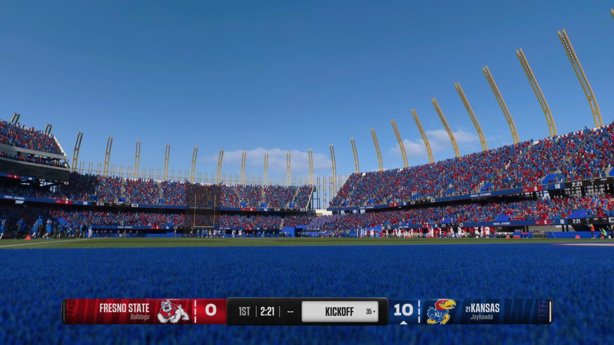 Fully renovated David Booth Kansas Memorial Stadium added to college ...